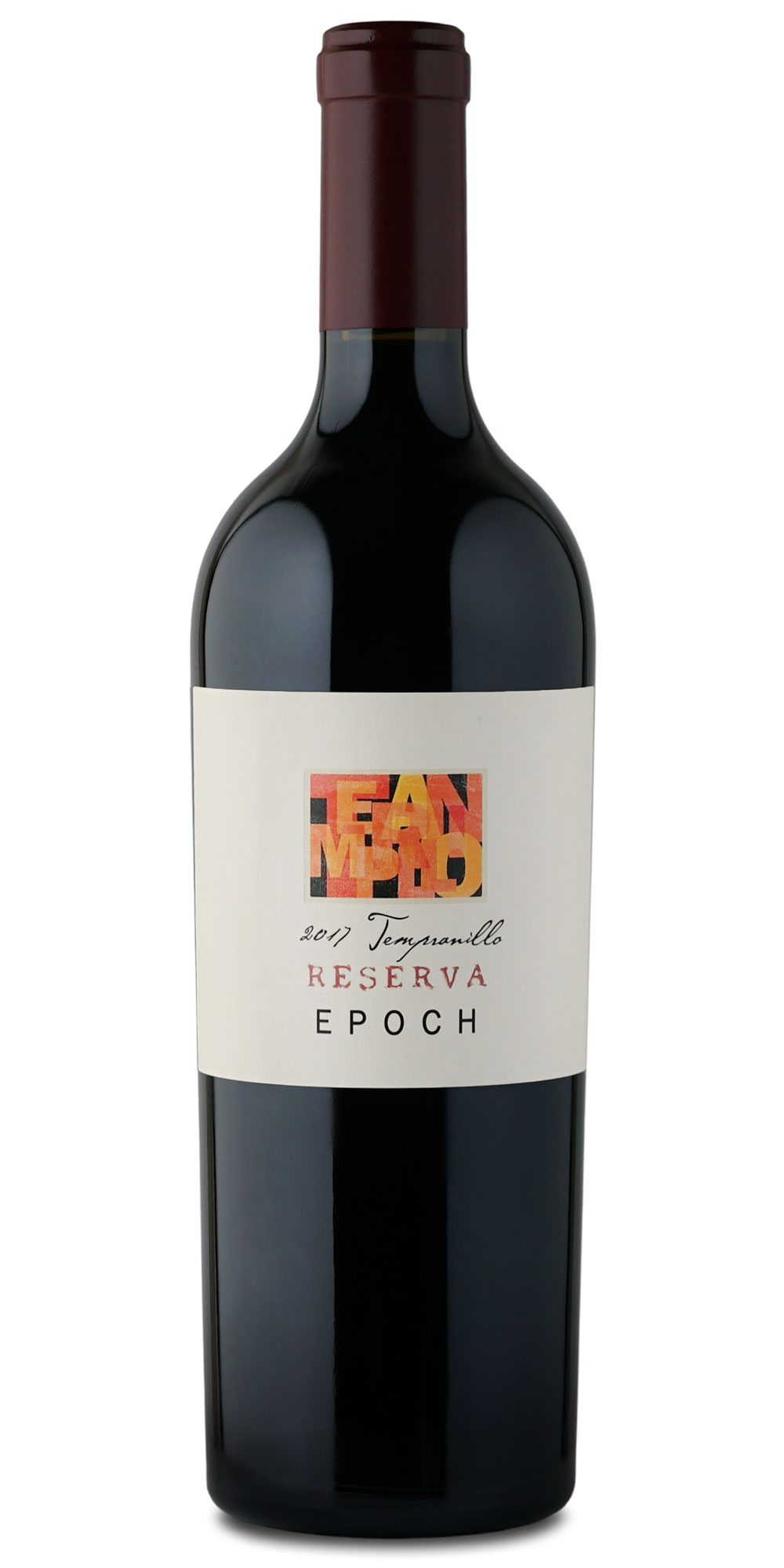 Bottle of 2017 Epoch Reserva Tempranillo