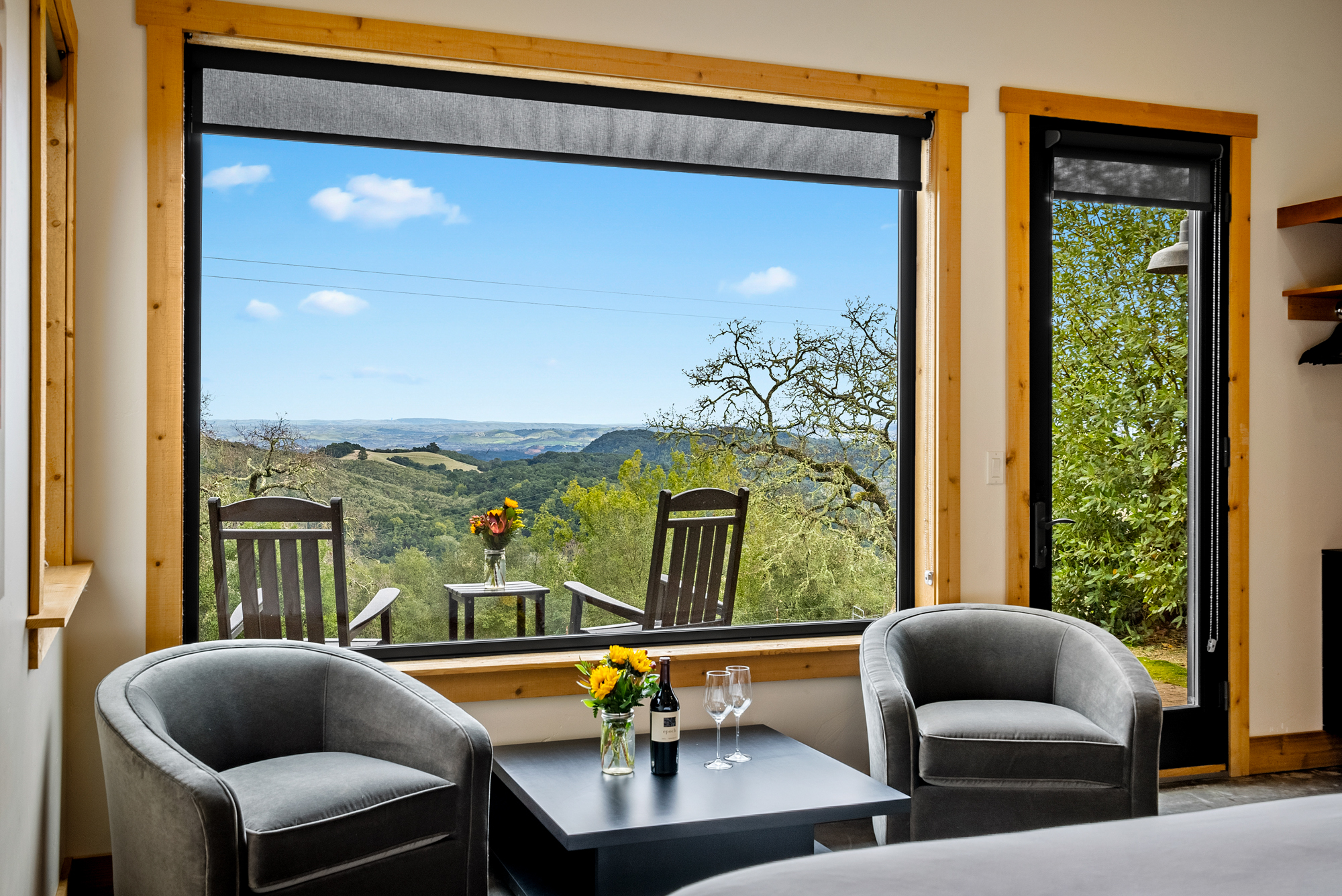 2. Seating Area & View from Bed